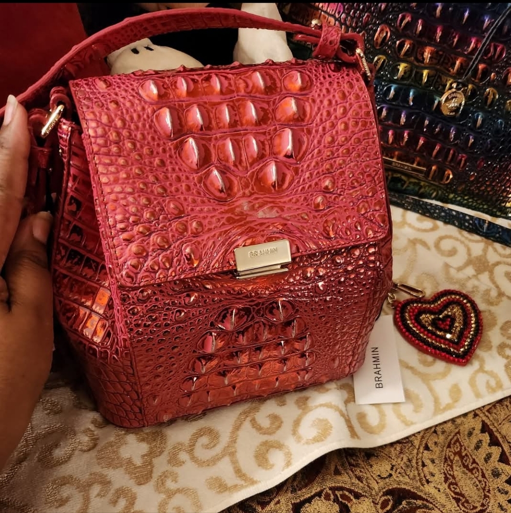 NWT Brahmin Red Dragon Margo Backpack Reasonable Offer Accepted